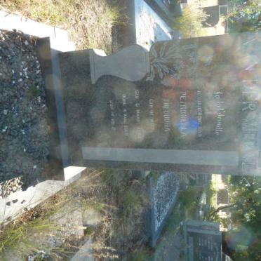 MERWE Petronella Theodora, van der nee DE WITT 1903-1969