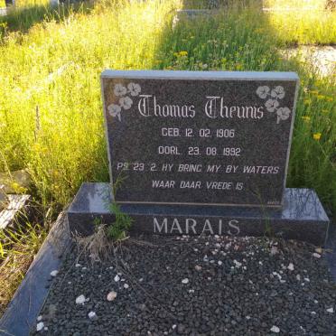 MARAIS Thomas Theunis 1906-1992