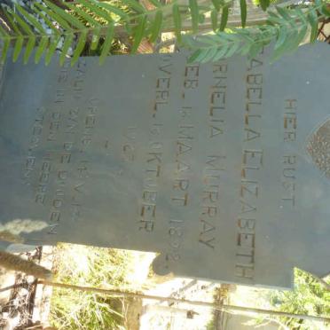 MURRAY Isabella Elizabeth Cornelia 1892-1923