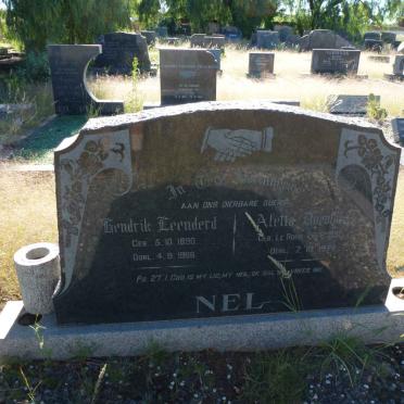 NEL Hendrik Leenderd 1890-1966 &amp; Aletta Dorothea  LE ROUX 1892-1977
