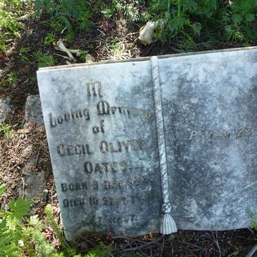OATES Cecil Oliver 1883-1955