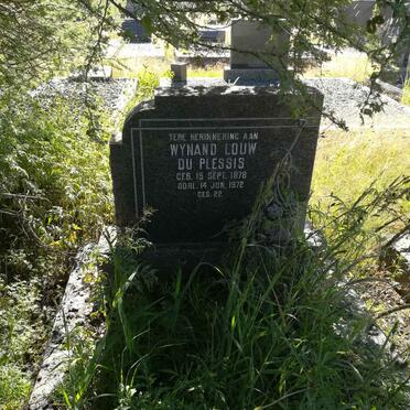 PLESSIS Wynand Louw, du 1878-1972
