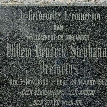 PRETORIUS Willem Hendrik Stephanus 1869-1952