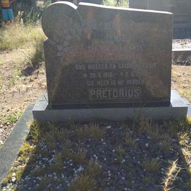 PRETORIUS Lente nee VAN SCHALKWYK 1916-1970