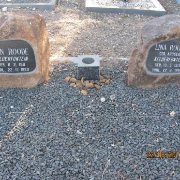 ROODE Ben 1911-1983 &amp; Lina KRUGER 1915-1984