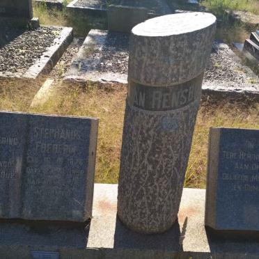 RENSBURG Stephanus Frederik, van 1876-1958 &amp; Rachel Jacoba V. HEERDEN 1886-1967