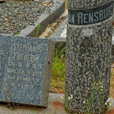 RENSBURG Stephanus Frederik, van 1876-1958