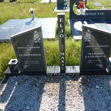 STREICHER Eljomarius 1932-2007 &amp; Martha Catharina 1935-