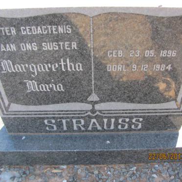 STRAUSS Margaretha Maria 1896-1984