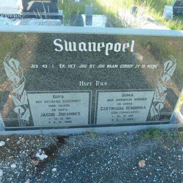 SWANEPOEL Jacob Johannes 1911-19?? &amp; Gertruida Hendrina LOMBAARD 1911-19??