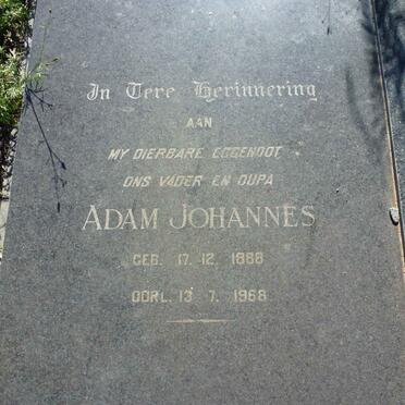 SERFONTEIN Adam Johannes 1888-1968 &amp; Susan FICK 1903-1975