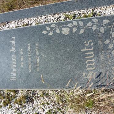 SMUTS Wilhelmina Jacoba nee VAN WYK 1898-1968