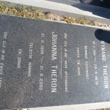 THERON Wynand 1911-1978 &amp; Johanna 1908-2000