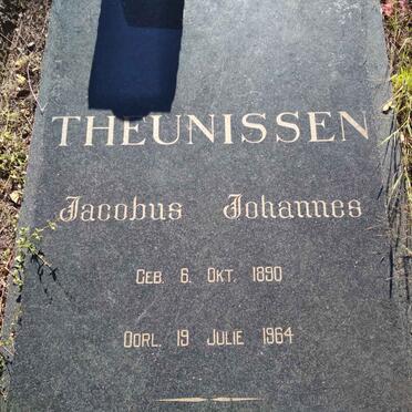 THEUNISSEN Jacobus Johannes 1890-1964