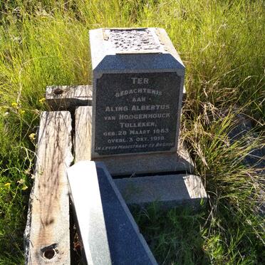 TULLEKEN Aling Albertus Van Hoogenhouck 1853-1918