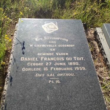 TOIT Daniel Francois, du 1890-1959