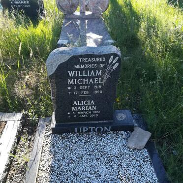 UPTON William Michael 1918-1990 &amp; Alicia Marian 1922-2015