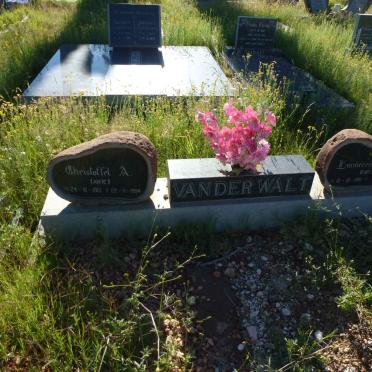 WALT Christoffel A., van der 1913-1994 &amp; Emmerentia F. 1916-