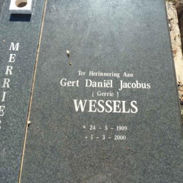 WESSELS Gert Daniel Jacobus 1909-2000 &amp; Magdalena Fredrika SCHOLTZ 1923-2008