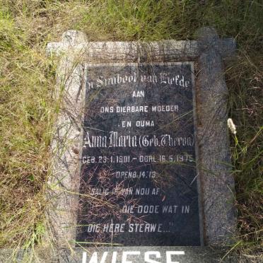WIESE Anna Maria nee THERON 1901-1975