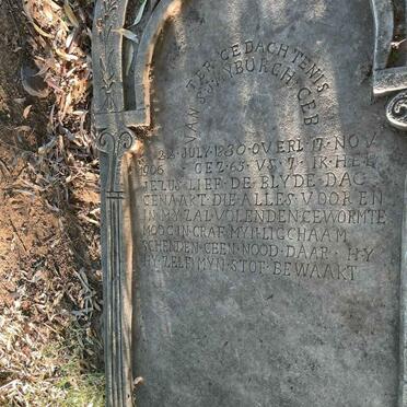 Free State, BOTHAVILLE district, Vaal River, Vriesland 17, farm cemetery