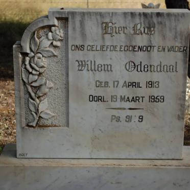 ODENDAAL Willem 1913-1959