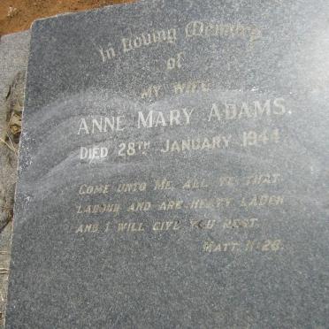 ADAMS Anne Mary -1944