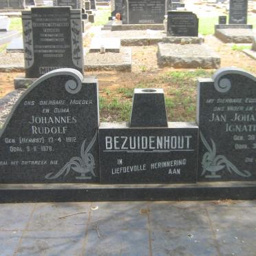 BEZUIDENHOUT Jan Johannes Ignatius 1911-1952 &amp; Johannes Rudolf HERBST 1912-1978