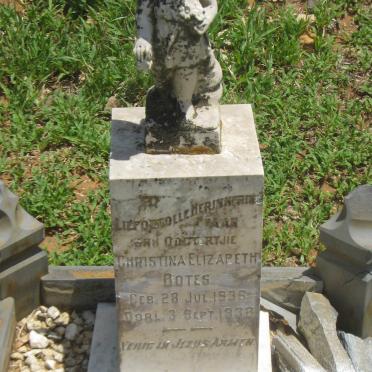 BOTES Christina Elizabeth 1936-1938