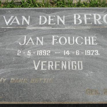 BERG Jan Fouché, van den 1892-1973