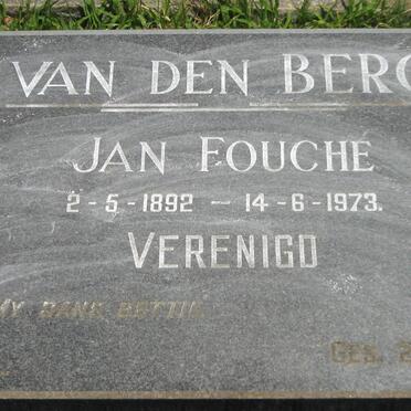 BERG Jan Fouché, van den 1892-1973