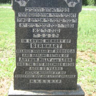 BEHRMANN Bernhart -1930
