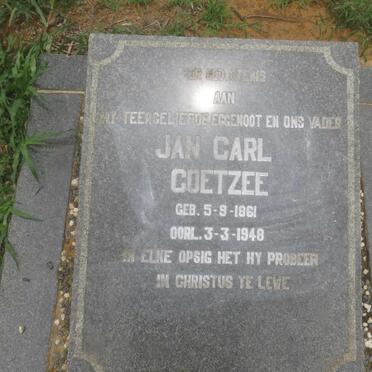 COETZEE Jan Carl 1861-1948