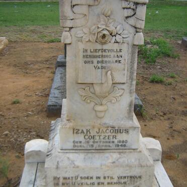 COETZER Izak Jacobus 1880-1948