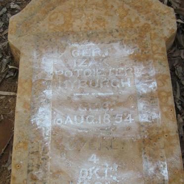 MYBURGH Gert Izak Potgieter 1854-1931