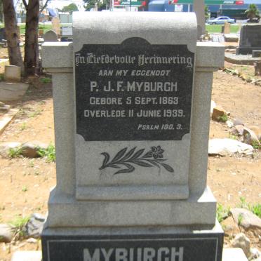 MYBURGH P.J.F. 1863-1939