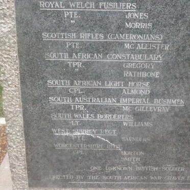 Memorial - Battle of Klipkraal and Bothaville SA-War 1900_1