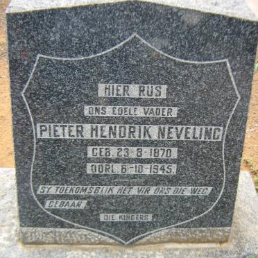 NEVELING Pieter Hendrik 1870-1945