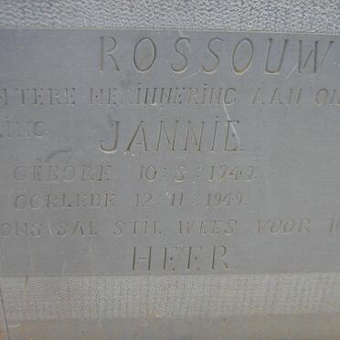ROSSOUW Jannie 1949-1949