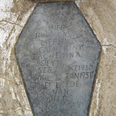 STEYN Catherina Joachemina 1950-1951