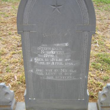 STOLS Stephanus Scheepers 1910-1944