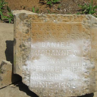 SWART Daniel Johannes 1881-1952