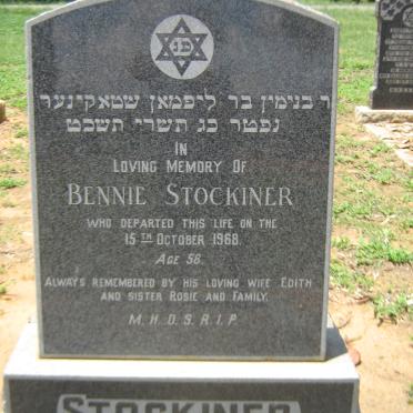 STOCKINER Bennie -1968