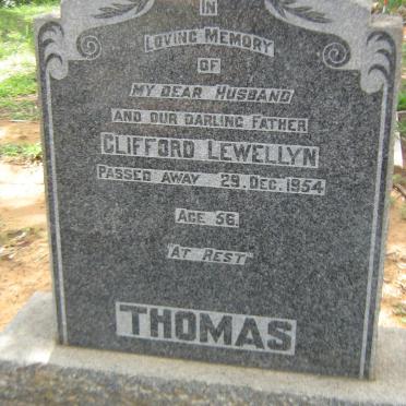 THOMAS Clifford Lewellyn -1954