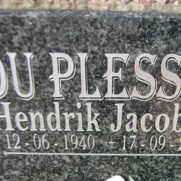 PLESSIS Hendrik Jacobus, du 1940-2017