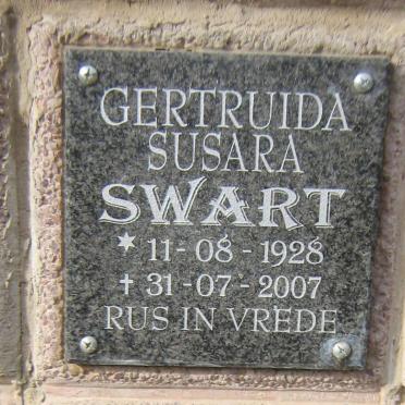 SWART Gertruida Susara 1928-2007