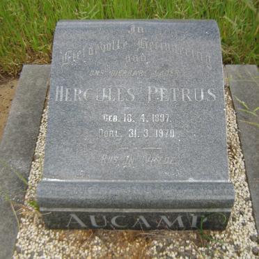 AUCAMP Hercules Petrus 1897-1970