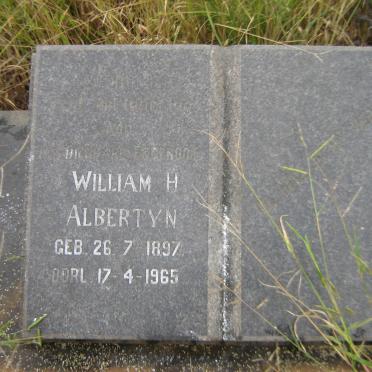 ALBERTYN William H. 1897-1965