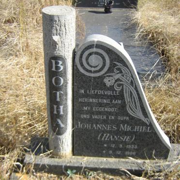 BOTHA Johannes Michiel 1933-1986