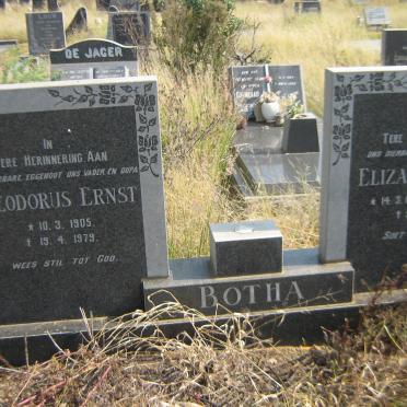 BOTHA Theodorus Ernst 1905-1979 &amp; Elizabeth C.J. CILLIERS 1913-1988